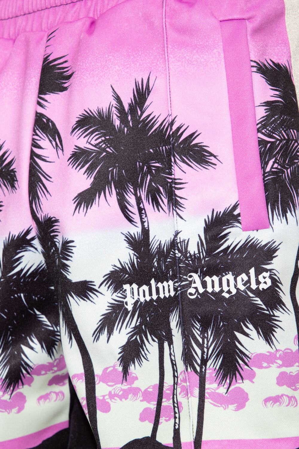 SchaferandweinerShops HK - Pink Shorts with logo Palm Angels
